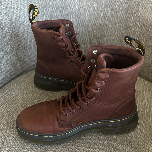 Dr. Martens Combs Leather Lace Up Boots - Picture 7 of 8